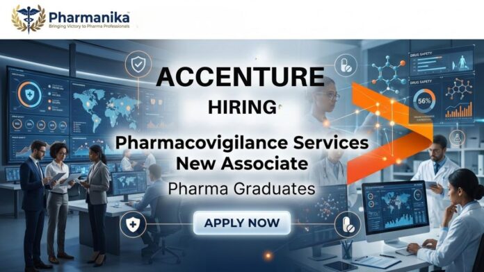 Pharmacovigilance Job at Accenture Careers for MSc MPharm Freshers