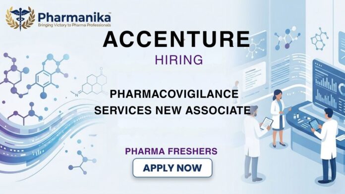 Pharmacovigilance Jobs at Accenture Careers for Pharmacovigilance Services New Associate in Bengaluru