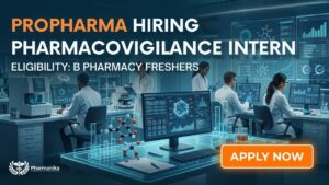 ProPharma Pharmacovigilance job for Pharma Freshers job opportunity in Hyderabad ProPharma Pharmacovigilance job for Pharma Freshers job opportunity in Hyderabad