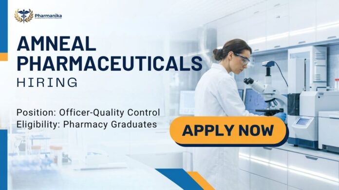 Quality Control Job Pharma Job QC Officer Dahej Gujarat