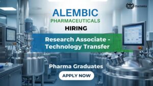 Research Associate Job Pharma Job at Alembic Careers for M.Pharm Technology Transfer role Research Associate Job Pharma Job at Alembic Careers for M.Pharm Technology Transfer role