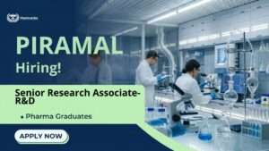 Research Job Pharma Job at Piramal Pharma hiring Senior Research Associate R&D in Navi Mumbai Research Job Pharma Job at Piramal Pharma hiring Senior Research Associate R&D in Navi Mumbai