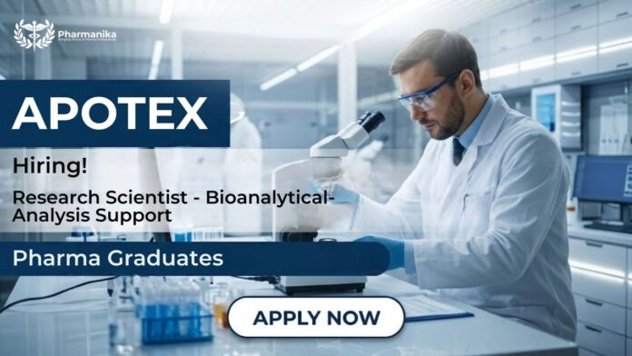 Research Scientist Job Pharma Job in Bangalore at Apotex Bioanalytical Role (1)