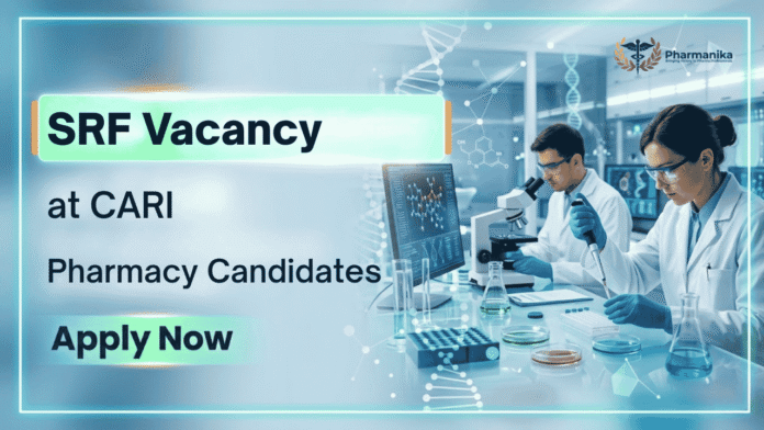 Central Ayurveda Research Institute Recruitment for Senior Research Fellow. Attend Walk-In for Pharmacy Jobs with Salary.