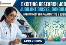Openings for Research Job at Jubilant Biosys in Bangalore | M Pharmacy Candidates Apply Now! Research Job at Jubilant Biosys in Bangalore. M Pharmacy Graduates Apply for the Research Associate Role at Jubilant Biosys.