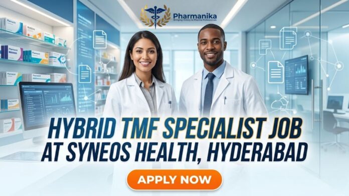 Hybrid TMF Specialist Job at Syneos Health in Hyderabad. Pharmacy Candidates Apply for the job at Syneos Health Careers.