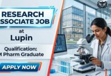 Lupin Hiring M Pharm Graduates | Apply For Research Associate Role Research Associate Job at Lupin | M Pharm Graduates Apply Now