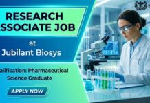 Jubilant Hiring Research Associate Role | M Pharm Graduates Apply Now M Pharm Job at Jubilant | Apply Now for Research Associate Job