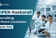 Govt M Pharm Jobs at NIPER Raebareli | Apply Now for Research Scientist Role Latest M Pharm Jobs under NIPER Raebareli Recruitment. Explore Top Research Jobs in Pharma Sector. Check Eligibility and Apply Now.