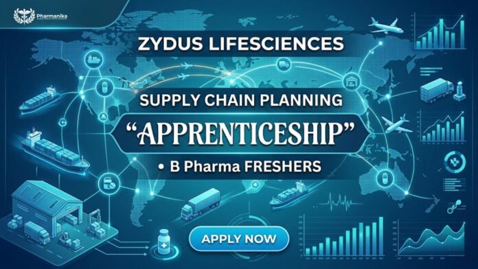 Pharma Apprenticeship opportunity for B.Pharm freshers – Zydus Careers