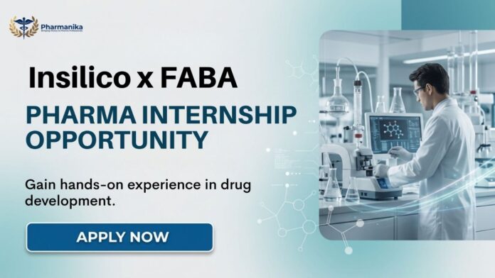 Pharma Internship at InSilicoMinds AI in Drug Development Internship 2026