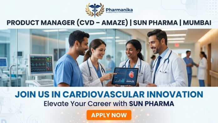 Pharma Job at Sun Pharma in Mumbai. Pharmacy Candidates Apply for the Product Manager Role at Sun Pharma Careers