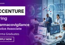 Pharmacovigilance Job at Accenture Careers | Top Pharma Job Opportunity | B Pharm &M Pharm Graduates | Apply Now Pharmacovigilance Job at Accenture Careers for Pharma Candidates