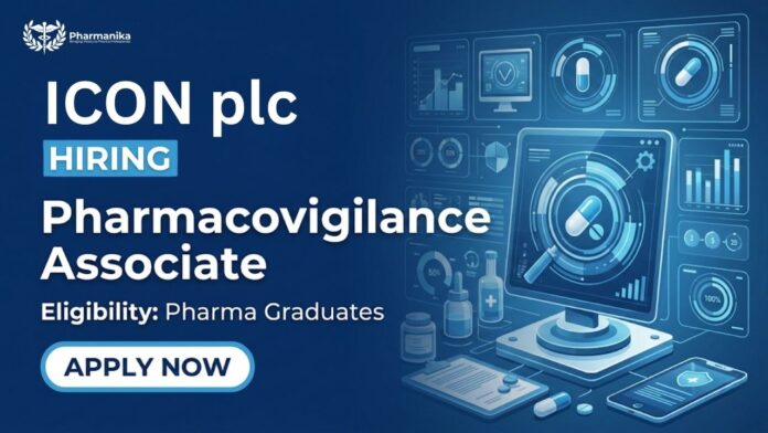 Pharmacovigilance Job at ICON Careers for Pharmacovigilance Associate in Chennai