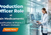 Sain Medicaments Is Hiring M Pharm Job | Apply Now for Production Officer Production Officer Job at Sain Medicaments | M Pharm Graduates Apply Now