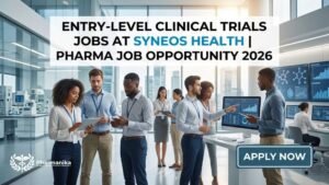 Pharma Job Vacancy at Syneos Health | Candidates Apply Now Pharma Job Vacancy at Syneos Health | Candidates Apply Now