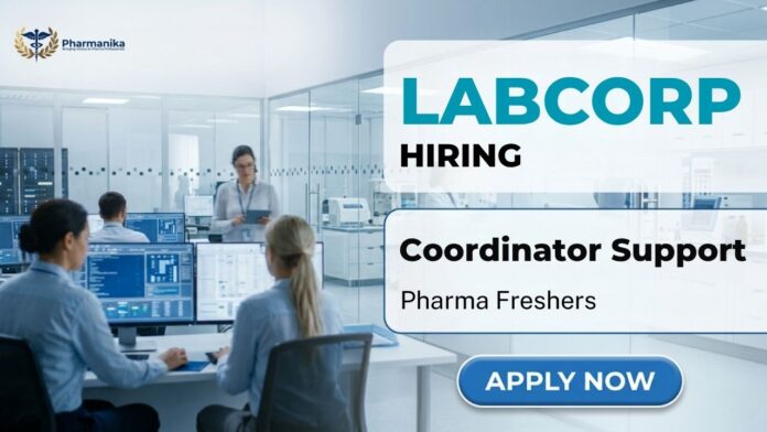 Pharma Freshers Job and Clinical Research Job at Labcorp Bangalore for B.Pharm graduates