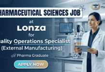 Lonza Hiring Quality Specialist Role | Apply Now for Pharma Jobs Quality assurance jobs in pharma jobs at Lonza careers Hyderabad external manufacturing specialist role
