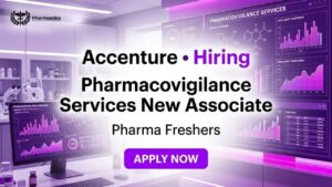 Accenture Pharma Freshers Job for Pharmacovigilance Job role in Chennai for B.Pharm Nursing and Physiotherapy graduates Accenture Pharma Freshers Job for Pharmacovigilance Job role in Chennai for B.Pharm Nursing and Physiotherapy graduates