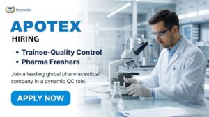 Apotex Pharma Freshers Job for Trainee Quality Control Job in Bangalore Apotex Pharma Freshers Job for Trainee Quality Control Job in Bangalore