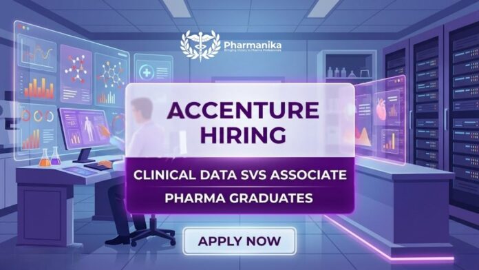 Clinical Data Management Jobs at Accenture Mumbai for Pharma Job Seekers