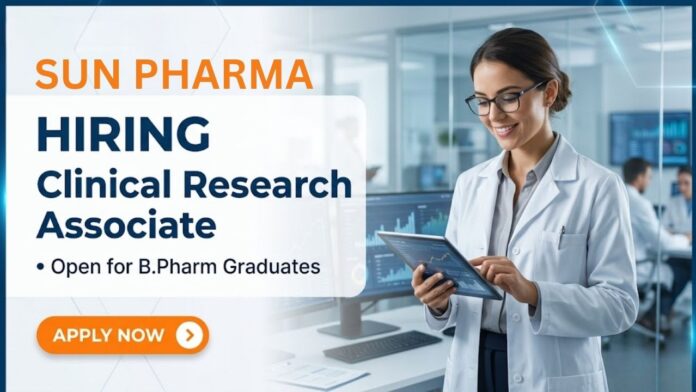 Clinical Research Associate Job at Sun Pharma Laboratories Ltd – Pharma Job Opportunity in Mumbai