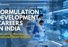 Formulation Development Careers In India: Your Complete Pharma R&D Career Guide 2026 Formulation Development Careers and Pharma R&D professionals working in a modern pharmaceutical research laboratory representing Pharma careers.