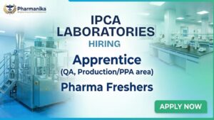 Ipca Laboratories Dewas hiring Pharma Freshers Job and Pharma Apprenticeship roles for QA and production freshers in pharmaceutical industry 2026 (1) Ipca Laboratories Dewas hiring Pharma Freshers Job and Pharma Apprenticeship roles for QA and production freshers in pharmaceutical industry 2026
