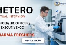 Pharma Apprenticeship Opportunity | Hetero Virtual Interview for QC Professionals | B Pharm/ M Pharm Graduates | Apply Now Pharma Apprenticeship opportunity at Hetero Careers for QC Professionals through virtual interview at Hetero Labs Jadcherla