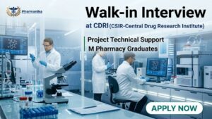 Pharma Govt Job Walk-in Interview at CSIR CDRI for MPharm candidates Pharma Govt Job Walk-in Interview at CSIR CDRI for MPharm candidates