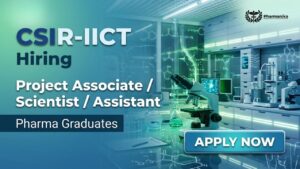 Pharma Govt Job and CSIR-IICT Recruitment 2026 positions for MPharm Pharmacology Biotechnology and Pharmaceutical Sciences candidates Pharma Govt Job and CSIR-IICT Recruitment 2026 positions for MPharm Pharmacology Biotechnology and Pharmaceutical Sciences candidates