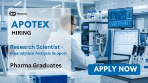 Pharma Job and Research Scientist Job opportunity at Apotex Bangalore for Bioanalytical Analysis Support role in pharmaceutical research (1) Pharma Job and Research Scientist Job opportunity at Apotex Bangalore for Bioanalytical Analysis Support role in pharmaceutical research