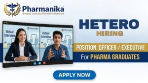 Pharma Job at Hetero Careers through HETERO Biopharma Virtual Interview 2026 for Production FP and Packing roles Pharma Job at Hetero Careers through HETERO Biopharma Virtual Interview 2026 for Production FP and Packing roles