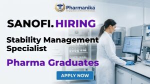 Pharma Job at Sanofi Careers hiring Stability Management Specialist in Goa Pharma Job at Sanofi Careers hiring Stability Management Specialist in Goa