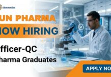 Top Pharma Job Opening | Sun Pharma Hiring officer-QC role | B Pharm Graduates | Apply Now Pharma Job at Sun Pharma Careers for Officer Quality Control Role in Dewas API for B.Pharm