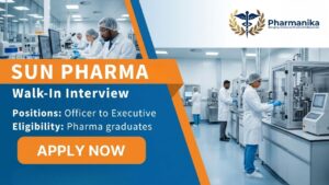 Sun Pharma Pharma Job Walk-in Interview 2026 for QC and QA Roles Sun Pharma Pharma Job Walk-in Interview 2026 for QC and QA Roles