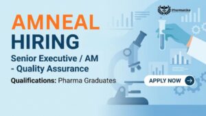 Pharma QA Job at Amneal Careers in Ahmedabad for Senior Executive AM Quality Assurance B Pharma and M Pharma Candidates Pharma QA Job at Amneal Careers in Ahmedabad for Senior Executive AM Quality Assurance B Pharma and M Pharma Candidates