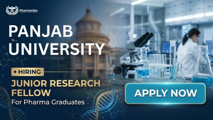 Pharma Research Job for Junior Research Fellow at Panjab University Chandigarh Recruitment 2026 (1)