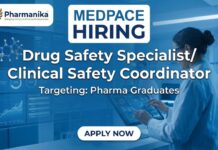 Medpace Hiring Drug Safety Specialist | Pharmacovigilance Job Opportunity | B Pharm Graduates | Apply Now Pharmacovigilance Job at Medpace Careers for Drug Safety Specialist in Navi Mumbai