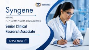 Clinical Research Job at Syngene Bangalore for M Pharm and Pharm D candidates under Syngene Careers in clinical operations and clinical trials Clinical Research Job at Syngene Bangalore for M Pharm and Pharm D candidates under Syngene Careers in clinical operations and clinical trials