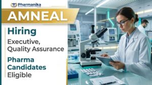 Executive Quality Assurance pharma QA job at Amneal Career for B.Pharm and Science graduates in Hyderabad. Executive Quality Assurance pharma QA job at Amneal Career for B.Pharm and Science graduates in Hyderabad.