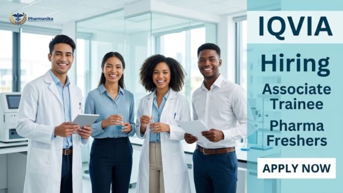 Clinical Data Management Job at IQVIA for Pharma Freshers