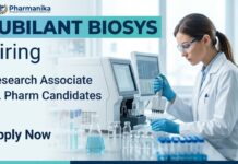 Jubilant Biosys Hiring Research Associate II | Pharma Job in Bengaluru | Apply Now Research Associate job at Jubilant Biosys Bengaluru for M.Pharm Medicinal Chemistry and M.Sc Chemistry candidates