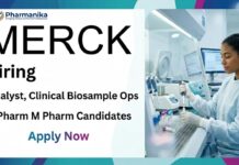 Clinical Trial Management Job At Merck | B Pharm M Pharm | Apply Now Clinical Trial Management Job at Merck for Analyst Clinical Biosample Operations role in Bengaluru