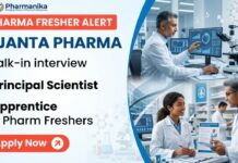 Ajanta Pharma Hiring Freshers! Walk-In Interview for Apprentice Roles | Pharma Graduates Apply Pharma Fresher Job at Ajanta Pharma through walk in interview for apprenticeship opportunities in Production