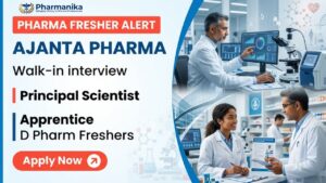Pharma Fresher Job at Ajanta Pharma through walk in interview for apprenticeship opportunities in Production Pharma Fresher Job at Ajanta Pharma through walk in interview for apprenticeship opportunities in Production