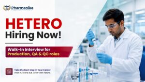 Hetero Pharma Jobs Walk-in Interview for Production, Quality Assurance & Quality Control Jobs Hetero Pharma Jobs Walk-in Interview for Production, Quality Assurance & Quality Control