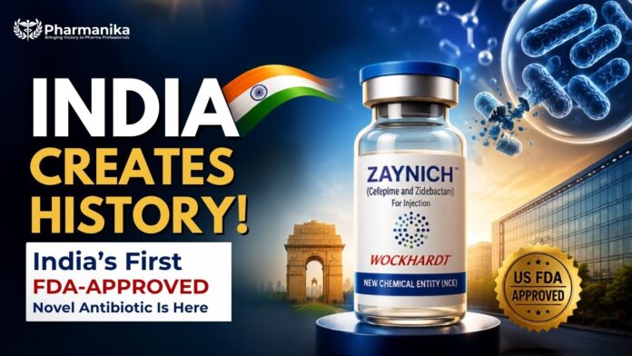 India Creates History! Wockhardt's Zaynich Becomes India's First FDA-Approved Antibiotic Discovery