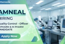 Pharma QC Job at Amneal | Officer Quality Control for BPharm & MPharm Pharma QC Job at Amneal for B.Pharm and M.Pharm candidates in quality control, analytical testing, GMP compliance, and laboratory operations