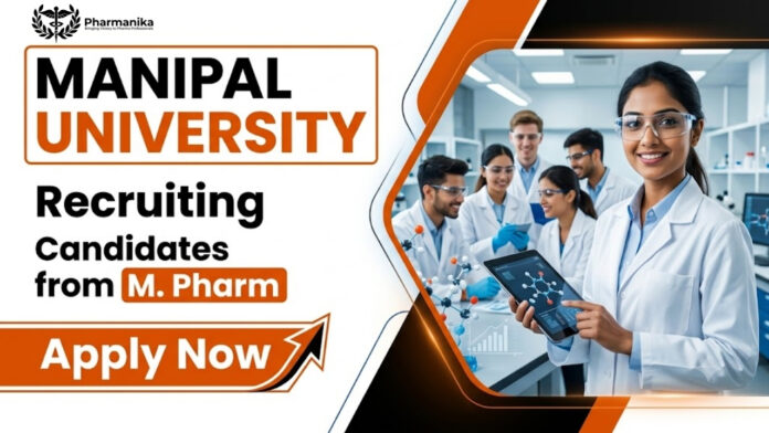 Project Research Scientist-I at Manipal featuring pharma research job